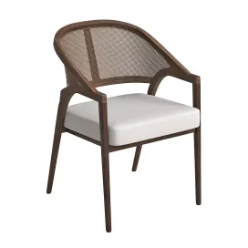 Aimee Dining Arm Chair in Cinder